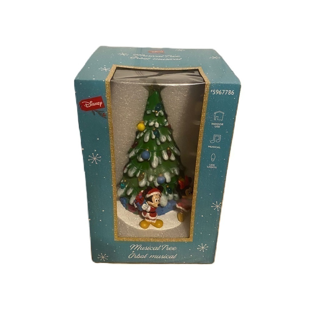 Disney Mickey Mouse Musical Christmas Tree Decoration NEW Minnie